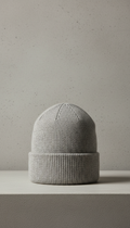 Pavement mist merino wool beanie hat