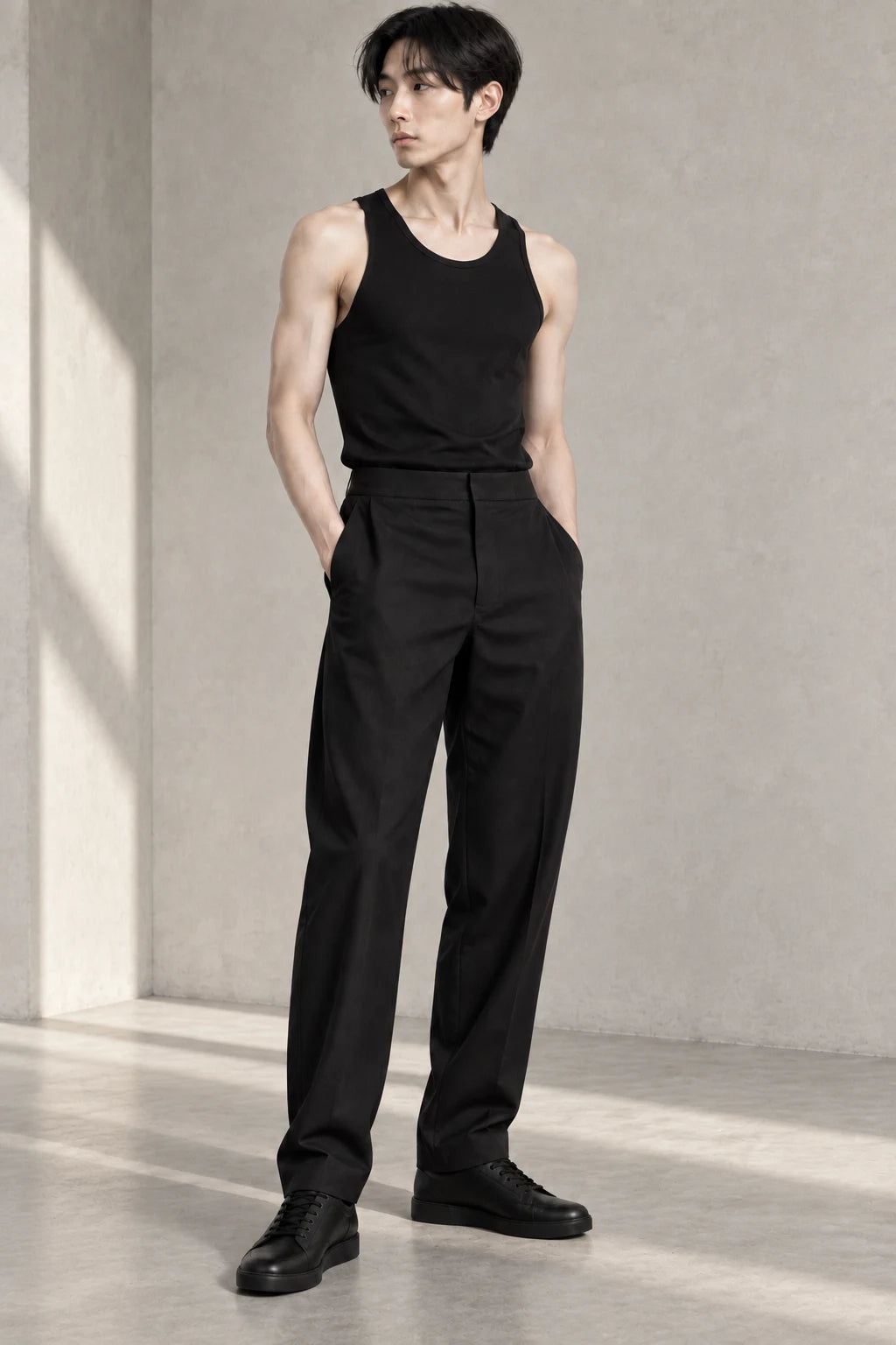 The Pant tailored athletic drape and movement profile